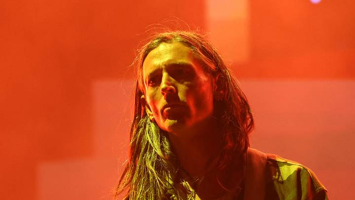 Nick Valensi of the Strokes performs at Coachella