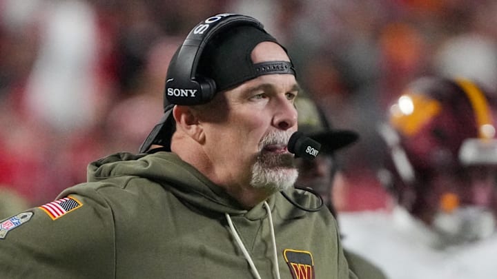 Washington Commanders head coach Dan Quinn