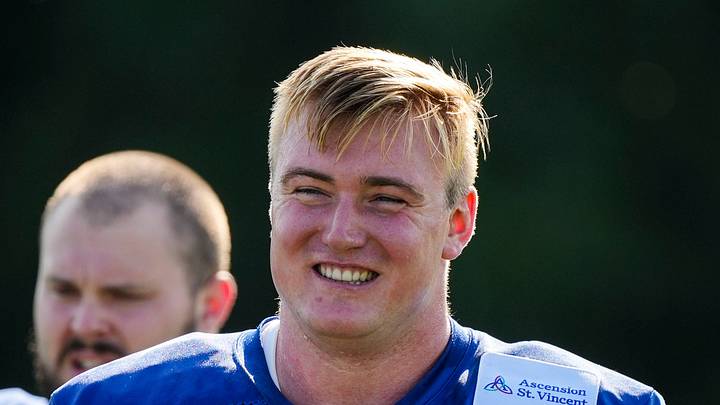Indianapolis Colts offensive tackle Bernhard Raimann