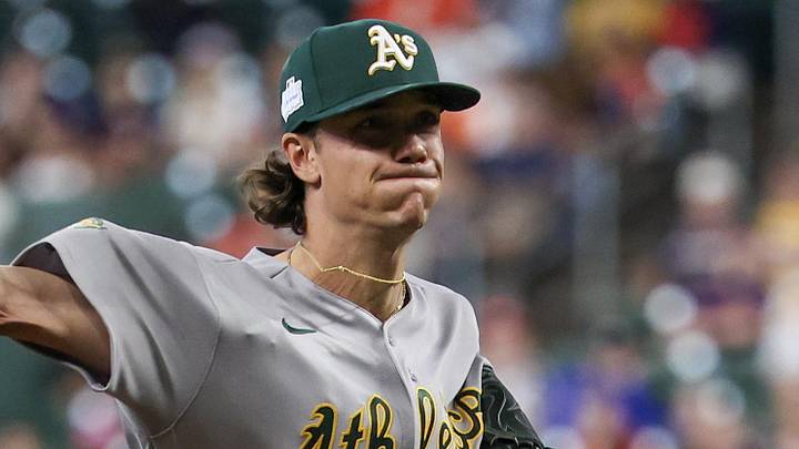 Jun 6, 2026; Houston, Texas, USA; Athletics starting pitcher Kade Morris (67) pitches against the Houston Astros in the first inning at Daikin Park. Mandatory Credit: Thomas Shea-Imagn Images Jun 6, 2026; Houston, Texas, USA; Athletics starting pitcher Kade Morris (67) pitches against the Houston Astros in the first inning at Daikin Park. Mandatory Credit: Thomas Shea-Imagn Images
