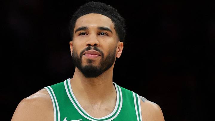 Boston Celtics forward Jayson Tatum (0).