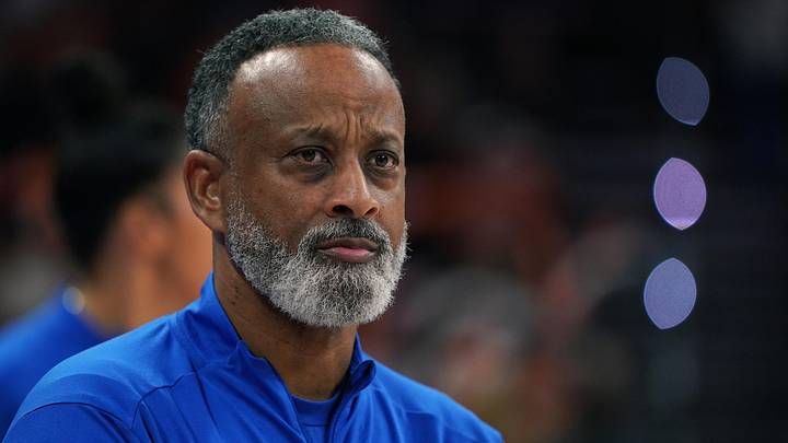 Feb 9, 2026; Austin, Texas, USA; Kentucky Wildcats head coach Kenny Brooks enters the court before the start of the game against the Texas Longhorns at Moody Center. Mandatory Credit: Dustin Safranek-Imagn Images