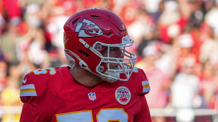 Kansas City Chiefs defensive end George Karlaftis