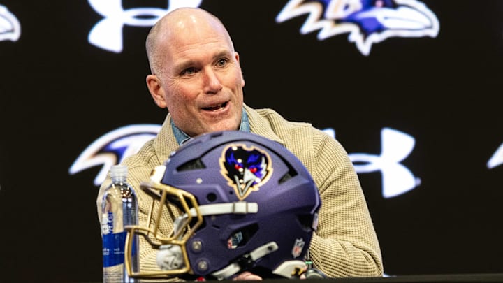 Baltimore Ravens general manager Eric DeCosta