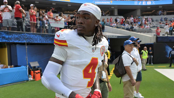 Kansas City Chiefs wide receiver Rashee Rice