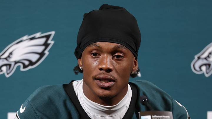 Philadelphia Eagles wide receiver Dontayvion Wicks Philadelphia Eagles wide receiver Dontayvion Wicks