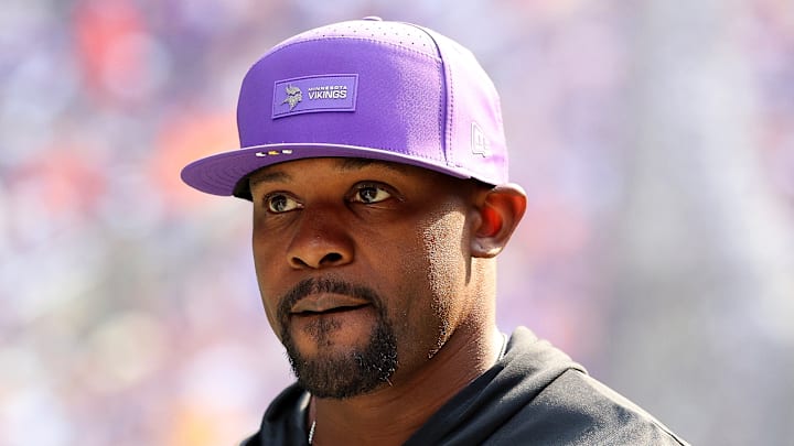 Minnesota Vikings defensive coordinator Brian Flores