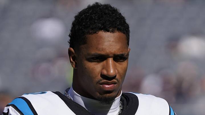 Carolina Panthers running back Chuba Hubbard Carolina Panthers running back Chuba Hubbard