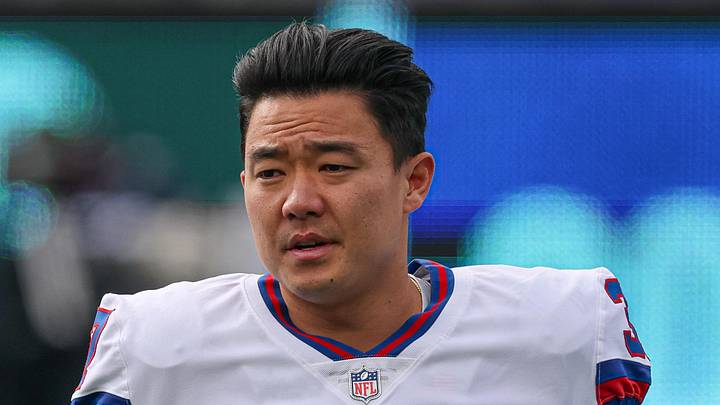 Former New York Giants place kicker Younghoe Koo Former New York Giants place kicker Younghoe Koo