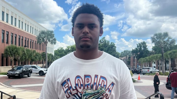 Douglasville (Ga.) South Paulding four-star tackle Tyler Chukuyem Douglasville (Ga.) South Paulding four-star tackle Tyler Chukuyem