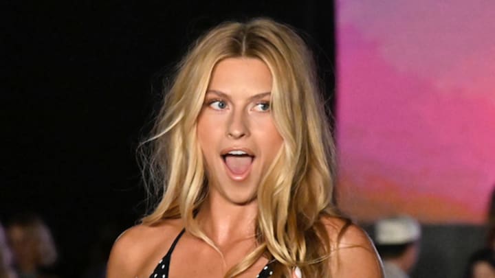 Xandra walks the runway at the Sports Illustrated Swimsuit Runway Show