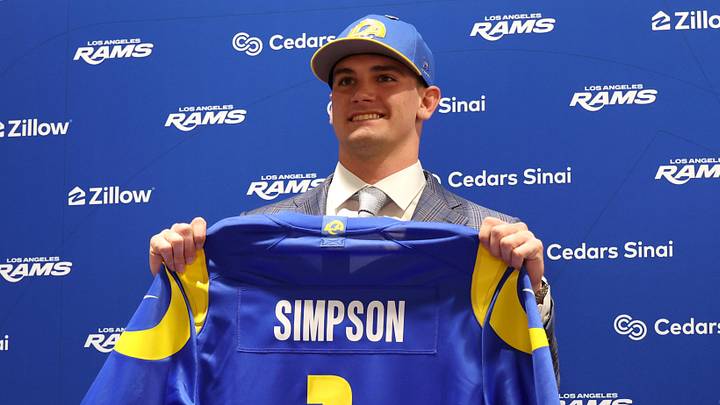 Los Angeles Rams QB Ty Simpson