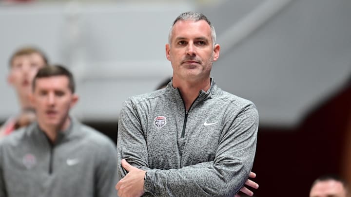 New Mexico Lobos head coach Eric Olen.