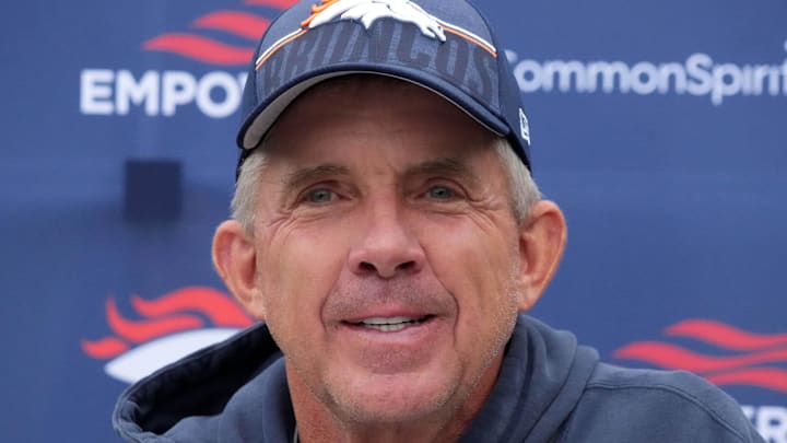 Denver Broncos head coach Sean Payton