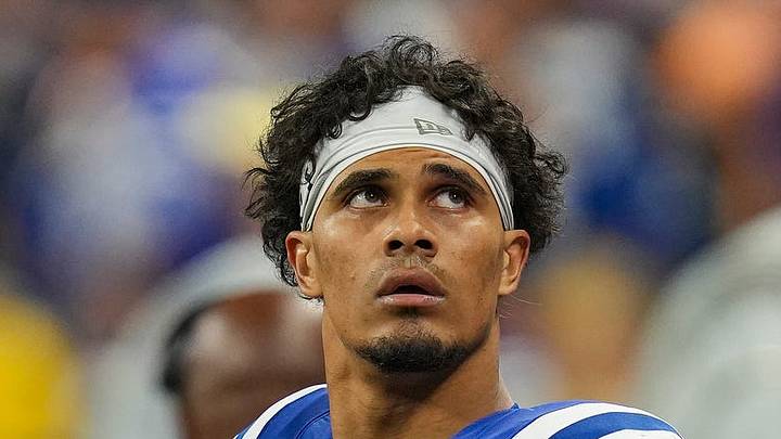 Former Indianapolis Colts safety Rodney Thomas waits to see the outcome of a play