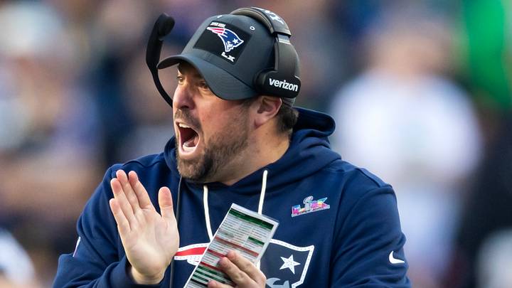 Feb 8, 2026; Santa Clara, CA, USA; New England Patriots inside linebackers coach Zak Kuhr against the Seattle Seahawks during Super Bowl LX at Levi's Stadium. Mandatory Credit: Mark J. Rebilas-Imagn Images Feb 8, 2026; Santa Clara, CA, USA; New England Patriots inside linebackers coach Zak Kuhr against the Seattle Seahawks during Super Bowl LX at Levi's Stadium. Mandatory Credit: Mark J. Rebilas-Imagn Images