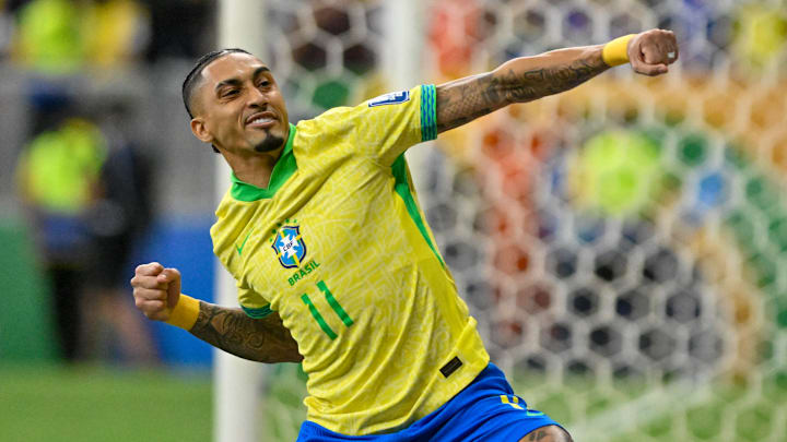 Raphinha a été buteur lors du match contre la Colombie. Raphinha a été buteur lors du match contre la Colombie.