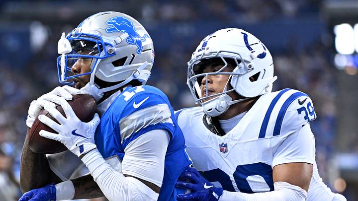 Detroit Lions wide receiver Lucky Jackson (11) makes a catch against Indianapolis Colts 