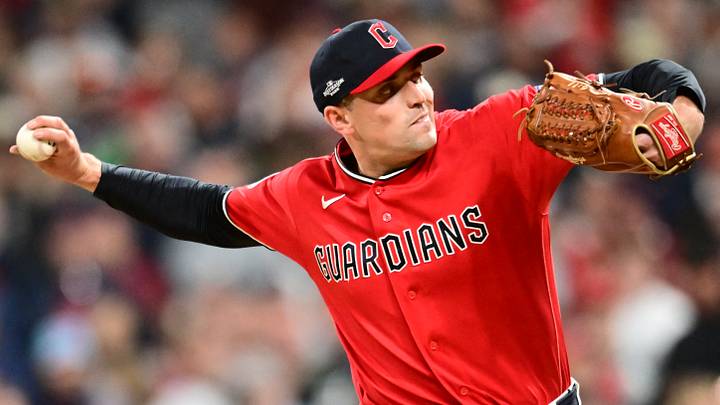 Oct 5, 2026; Cleveland, Ohio, USA; Cleveland Guardians pitcher Cade Smith (36) pitches against the Chicago White Sox in the ninth inning in game two of the ALDS for the 2026 MLB Playoffs at Progressive Field. Mandatory Credit: Ken Blaze-Imagn Images Oct 5, 2026; Cleveland, Ohio, USA; Cleveland Guardians pitcher Cade Smith (36) pitches against the Chicago White Sox in the ninth inning in game two of the ALDS for the 2026 MLB Playoffs at Progressive Field. Mandatory Credit: Ken Blaze-Imagn Images