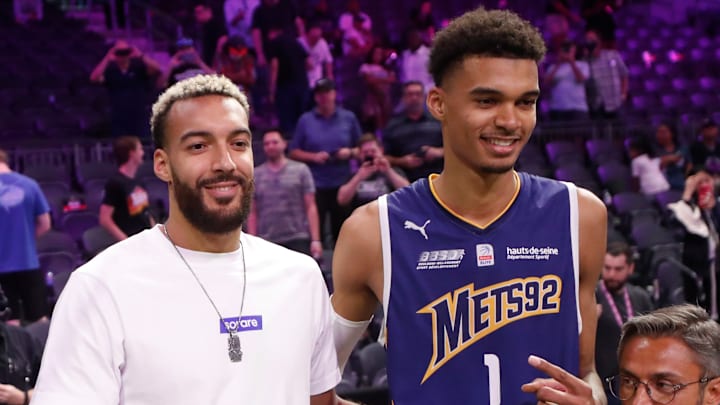 Gobert tuvo muchos elogios para Wembanyama en Las Vegas