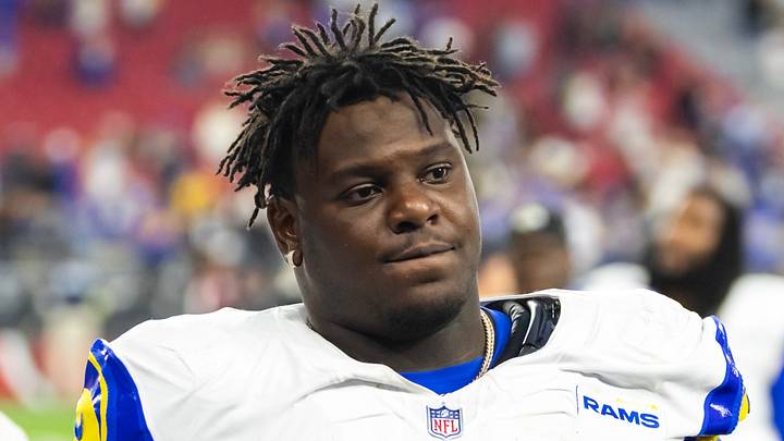 Los Angeles Rams nose tackle Poona Ford.
