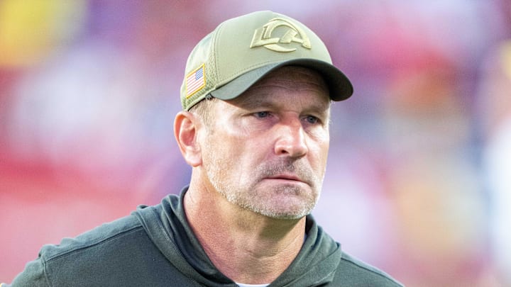 November 9, 2025; Santa Clara, California, USA; Los Angeles Rams assistant special teams coach Ben Kotwica after the game against the San Francisco 49ers at Levi's Stadium. Mandatory Credit: Kyle Terada-Imagn Images