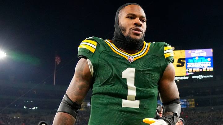 Green Bay Packers defensive end Micah Parsons jogs off the field following the game against the Chicago Bears. Green Bay Packers defensive end Micah Parsons jogs off the field following the game against the Chicago Bears.