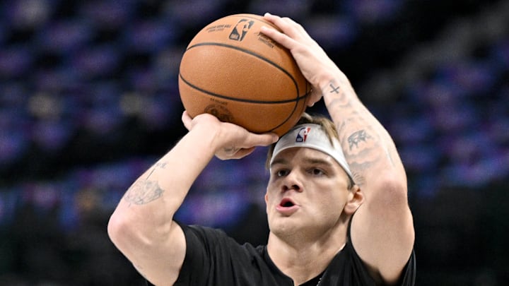 Oct 29, 2025; Dallas, Texas, USA; Indiana Pacers guard Mac McClung (3) warms up before the game against the Dallas Mavericks at the American Airlines Center. Mandatory Credit: Jerome Miron-Imagn Images Oct 29, 2025; Dallas, Texas, USA; Indiana Pacers guard Mac McClung (3) warms up before the game against the Dallas Mavericks at the American Airlines Center. Mandatory Credit: Jerome Miron-Imagn Images