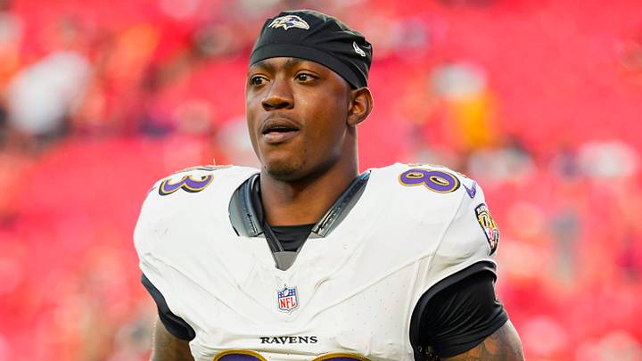 Baltimore Ravens wide receiver LaJohntay Wester Baltimore Ravens wide receiver LaJohntay Wester