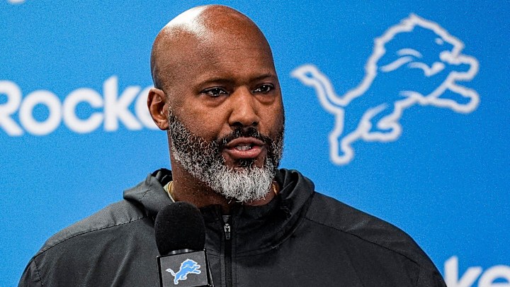 Detroit Lions executive vice president and general manager Brad Holmes