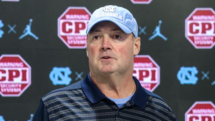 North Carolina offensive coordinator Freddie Kitchens North Carolina offensive coordinator Freddie Kitchens