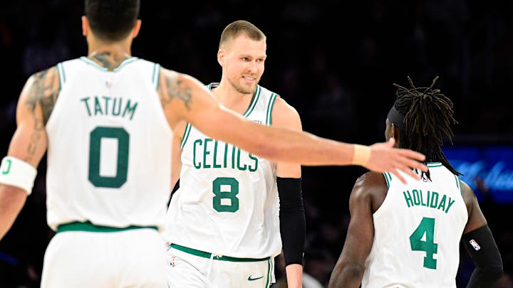 Boston Celtics, Dallas Mavericks, Brooklyn Nets, Jrue Holiday, Kristaps Porzingis, NBA Trade Rumors, Daniel Gafford, PJ Washington