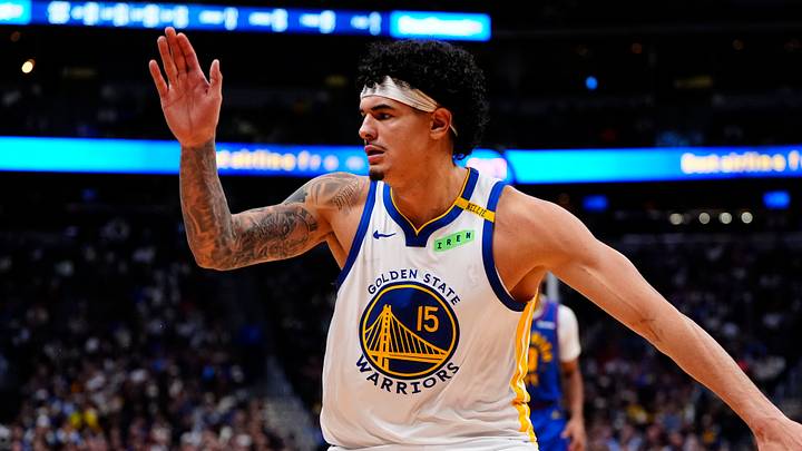 Golden State Warriors forward Gui Santos Golden State Warriors forward Gui Santos