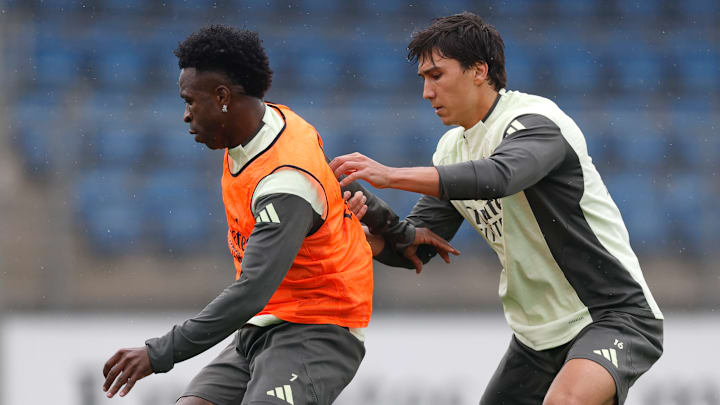 Vinicius et G. Garcia, coéquipiers au Real Madrid