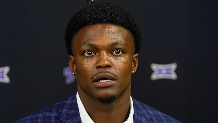 TCU defensive back Bud Clark