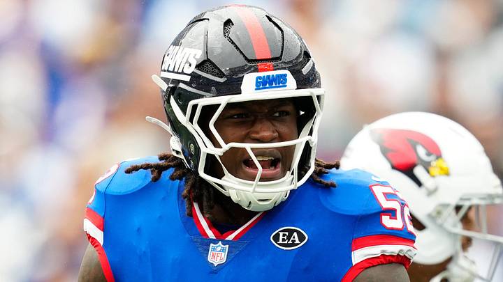New York Giants linebacker Arvell Reese New York Giants linebacker Arvell Reese