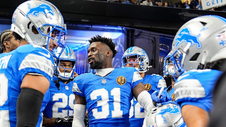 Detroit Lions safety Kerby Joseph (31).