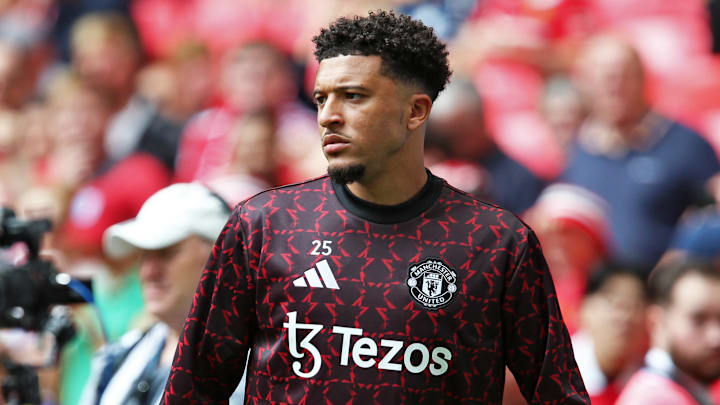 Jadon Sancho is free to leave Man Utd.