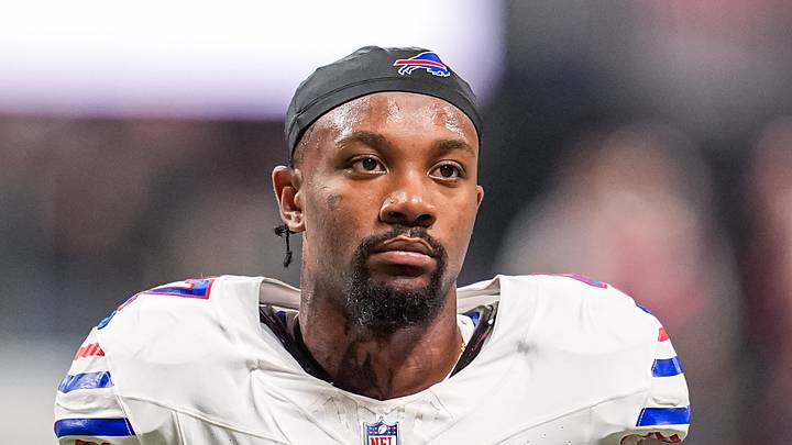 Oct 13, 2025; Atlanta, Georgia, USA; Buffalo Bills cornerback Christian Benford (47) on the field against the Atlanta Falcons at Mercedes-Benz Stadium. Mandatory Credit: Dale Zanine-Imagn Images Oct 13, 2025; Atlanta, Georgia, USA; Buffalo Bills cornerback Christian Benford (47) on the field against the Atlanta Falcons at Mercedes-Benz Stadium. Mandatory Credit: Dale Zanine-Imagn Images