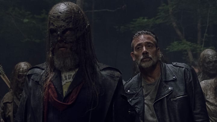 Jeffrey Dean Morgan as Negan, Ryan Hurst as Beta - The Walking Dead season 10