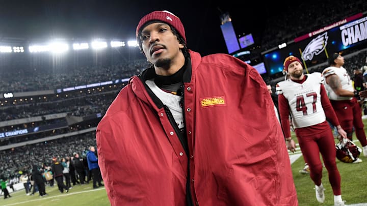 Washington Commanders quarterback Jayden Daniels.