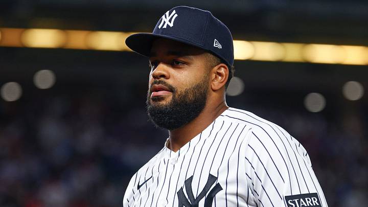 Bronx, New York, USA;  New York Yankees left fielder Heliot Ramos (34) runs off the field after the top of the sixth inning against the St. Louis Cardinals at Yankee Stadium. Mandatory Credit: Vincent Carchietta-Imagn Images