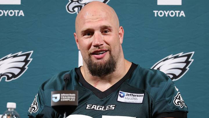 Philadelphia Eagles offensive tackle Lane Johnson Philadelphia Eagles offensive tackle Lane Johnson