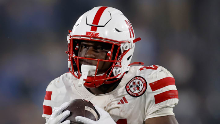 Nebraska running back Emmett Johnson Nebraska running back Emmett Johnson