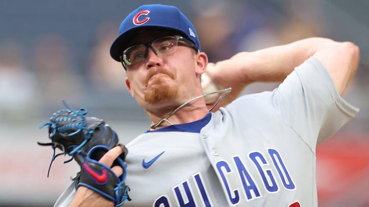 May 26, 2026; Pittsburgh, Pennsylvania, USA;  Chicago Cubs starting pitcher Jordan Wicks (36) delivers a pitch against the Pittsburgh Pirates during the first inning at PNC Park. Mandatory Credit: Charles LeClaire-Imagn Images