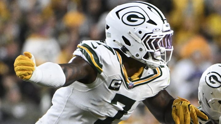 Green Bay Packers linebacker Quay Walker at Pittsburgh Green Bay Packers linebacker Quay Walker at Pittsburgh