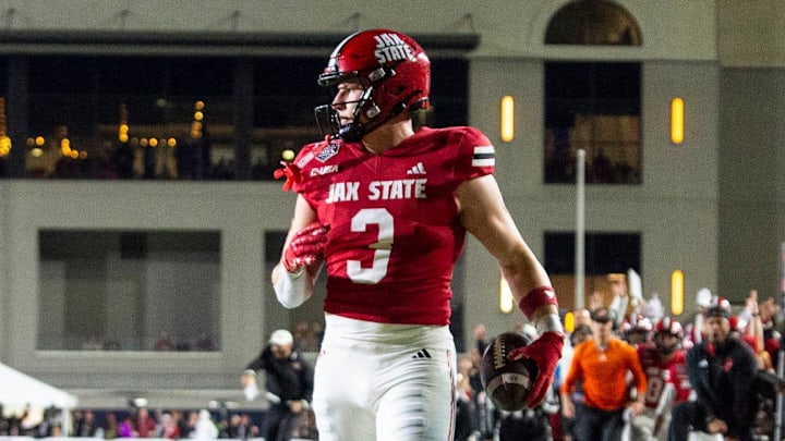 Former Jacksonville State wide receiver Brock Rechsteiner signed Tuesday with the New Orleans Saints.