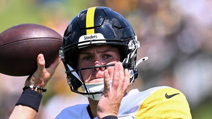 Pittsburgh Steelers quarterback Will Howard