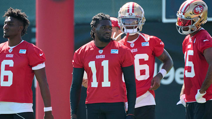 San Francisco 49ers wide receiver Brandon Aiyuk (11)