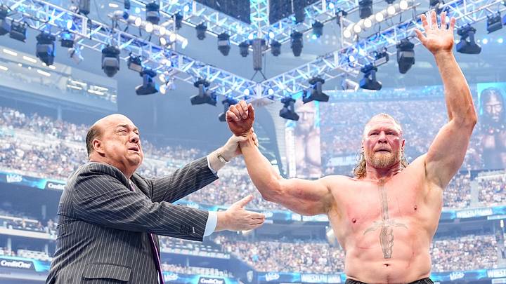 Paul Heyman and Brock Lesnar